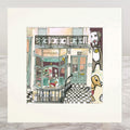 Dog Shop Mounted Print