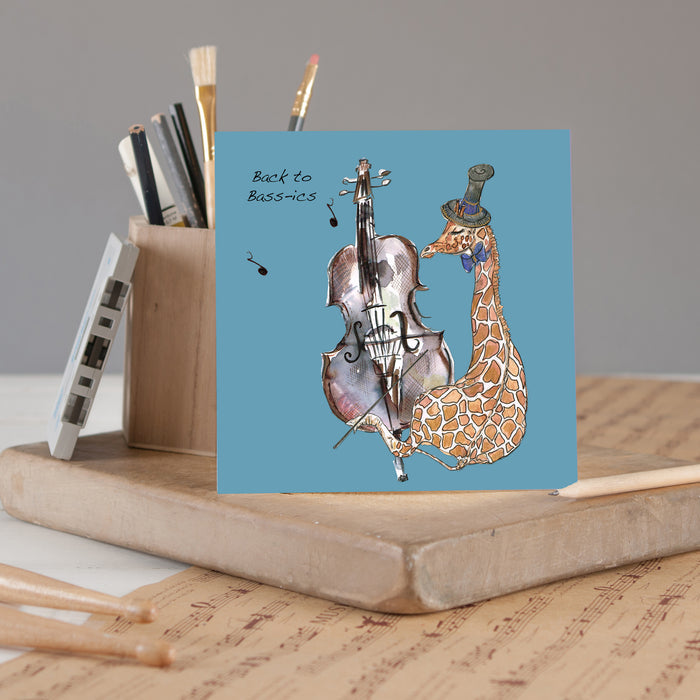 Double Bass Greeting Card - Pack of 6