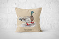 Duck In Boots Cushion (Beige)
