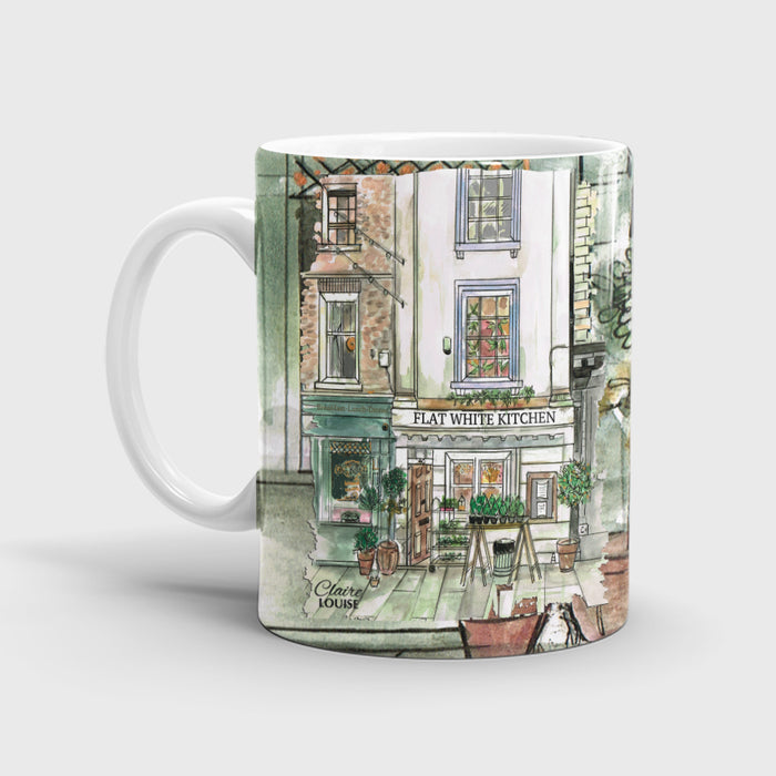 Durham Flat White Kitchen Ceramic Mug