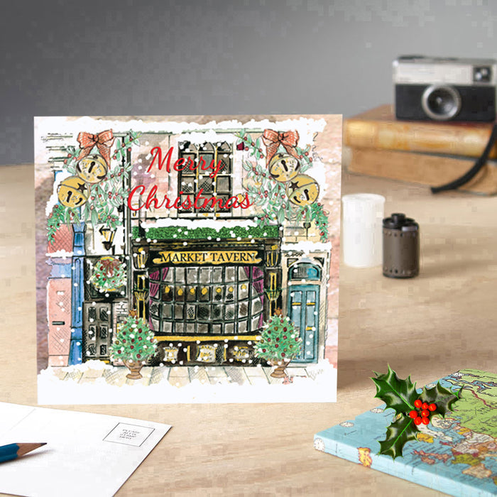 Durham Market Tavern Christmas Card - Pack of 6