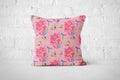Eosine Baby Pink Patterned Cushion