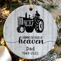 Farming in Heaven Ornament | Farming Memorial Ornament