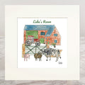 Farmyard Personalised Mounted Print