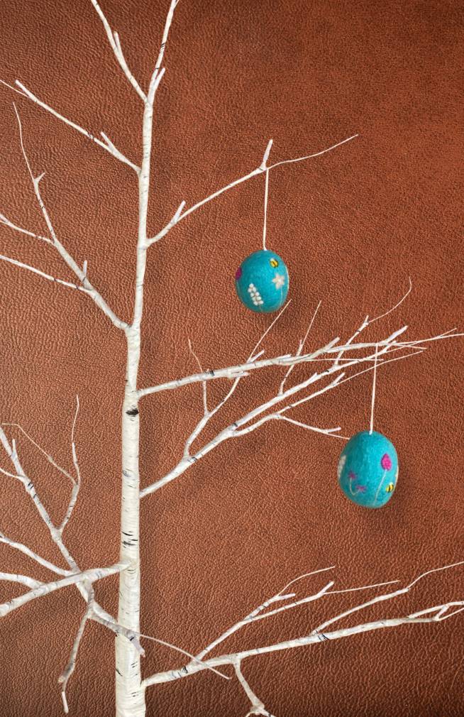 Felt Easter Egg Ornaments