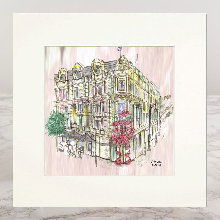 Fenwick's Shop Window Inspired Mounted Print