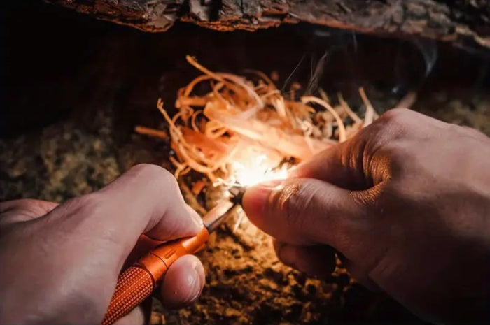 Firedrake Survival Firestarter - Reliable Ferrocerium Rod for Camping and Emergency Situations