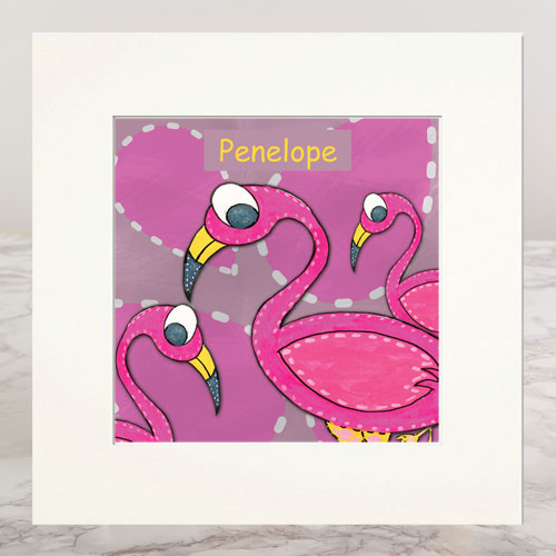 Flamingo Personalised Print