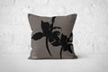 Flora Pop Iris Silhouette Cushion