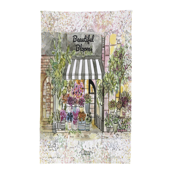 Flower Shop Tea Towel