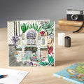 Flower Station Greetings Card - Pack of 6