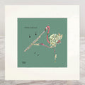 Flute Mounted Print