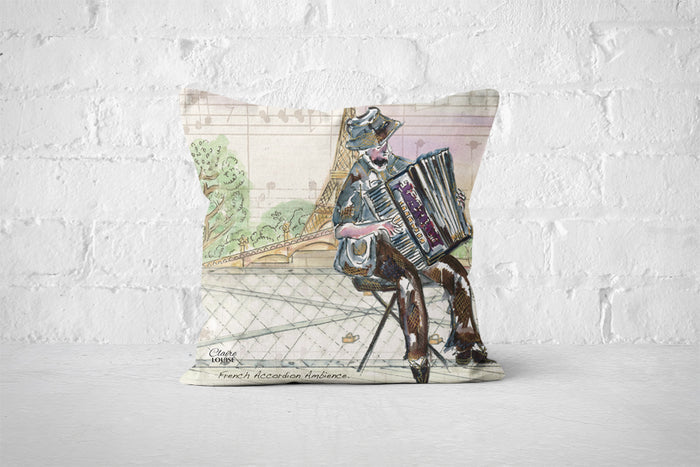 French Accordion Ambience Cushion