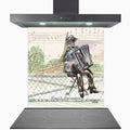 French Accordion Ambience Kitchen Glass Splashback
