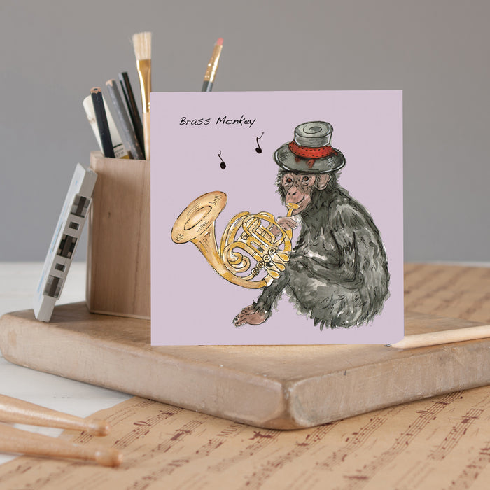 French Horn Greeting Card - Pack of 6