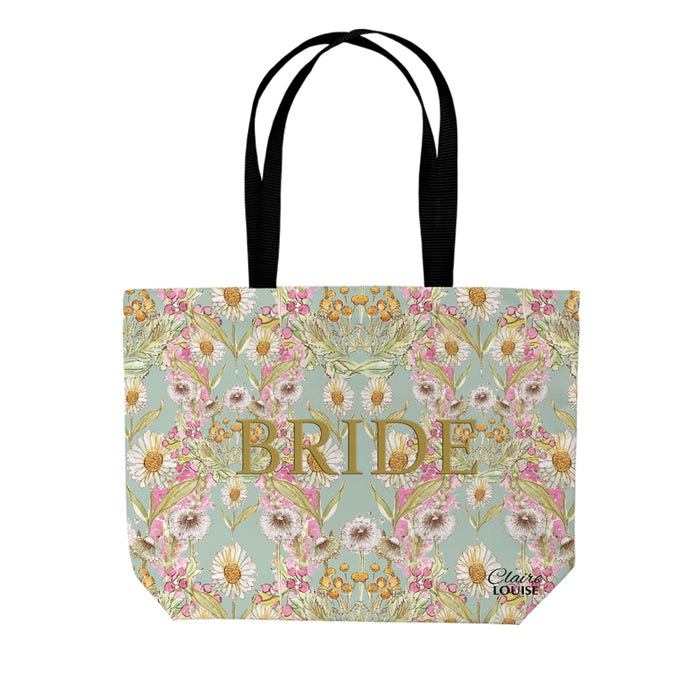 Garden Bloom Bridal Tote Bag