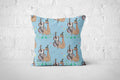 George The Giraffe Watercolour Patterned Cushion