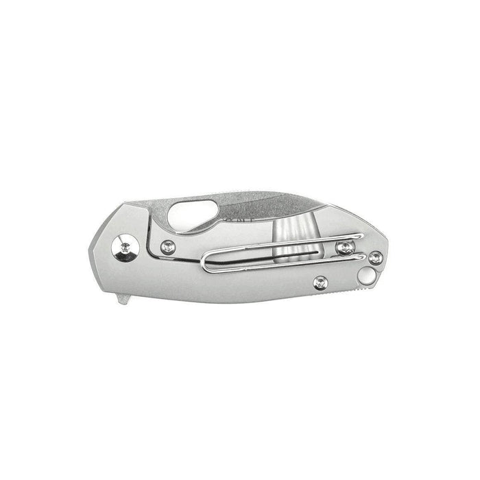 GiantMouse ACE Riv Ti Framelock Green Canvas Folding Knife - NORTH RIVER OUTDOORS