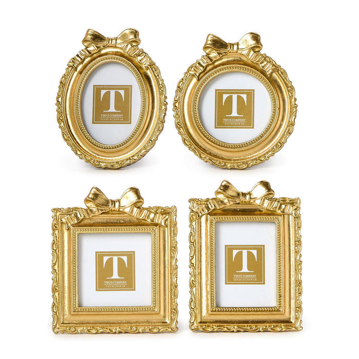 Gold Bow Mini Frame
