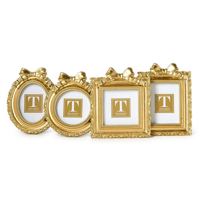 Gold Bow Mini Frame