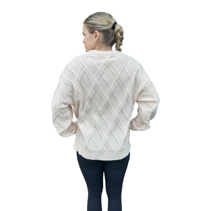 Grace Bienville Cable Knit Sweater