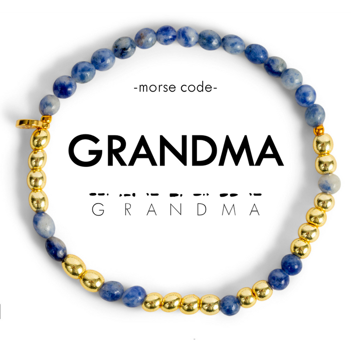 Grandma Morse Code Bracelet