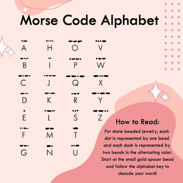 Grandma Morse Code Bracelet