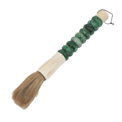 Green Jade Abacus Calligraphy Brush