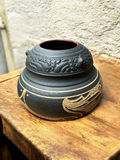 Grey Patterned Vase