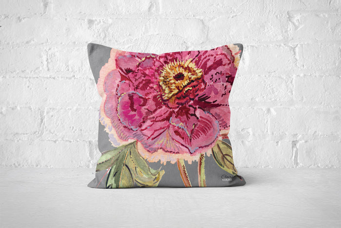 Grey Romance Cushion
