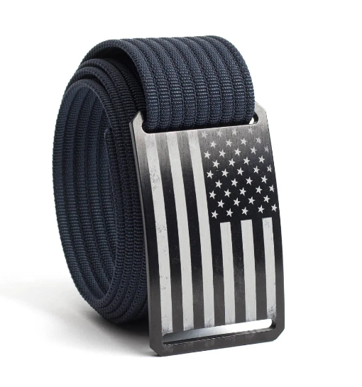 Men's USA Black Flag Belt
