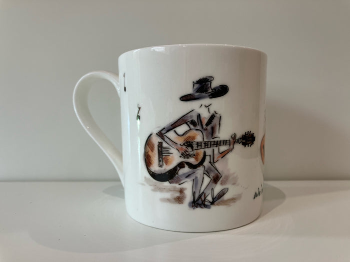 Guitar Fine Bone China Mug