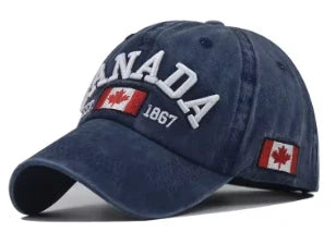 Hat Canada Cap Est. 1867 Strapback - Distressed Blue