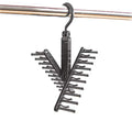 hefeilzmy Rotatable Tie Rack Belt Hanger Holder Scarf Storage Hook for Closet Organizer