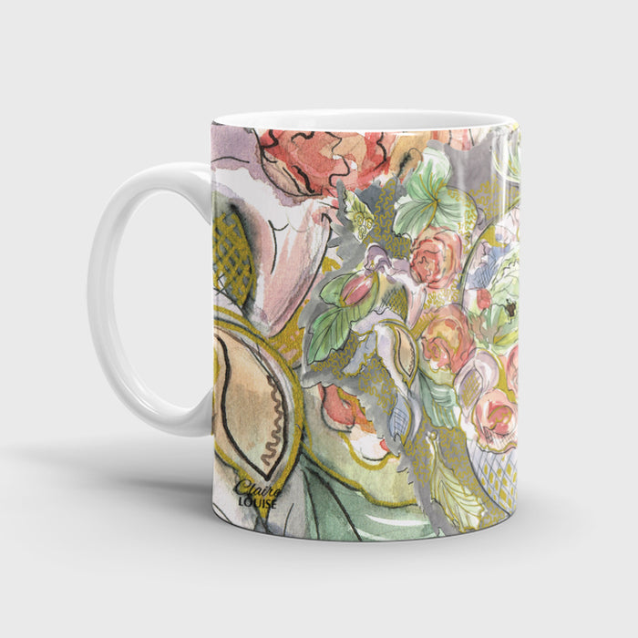Heirloom Lilac Bloom Ceramic Mug