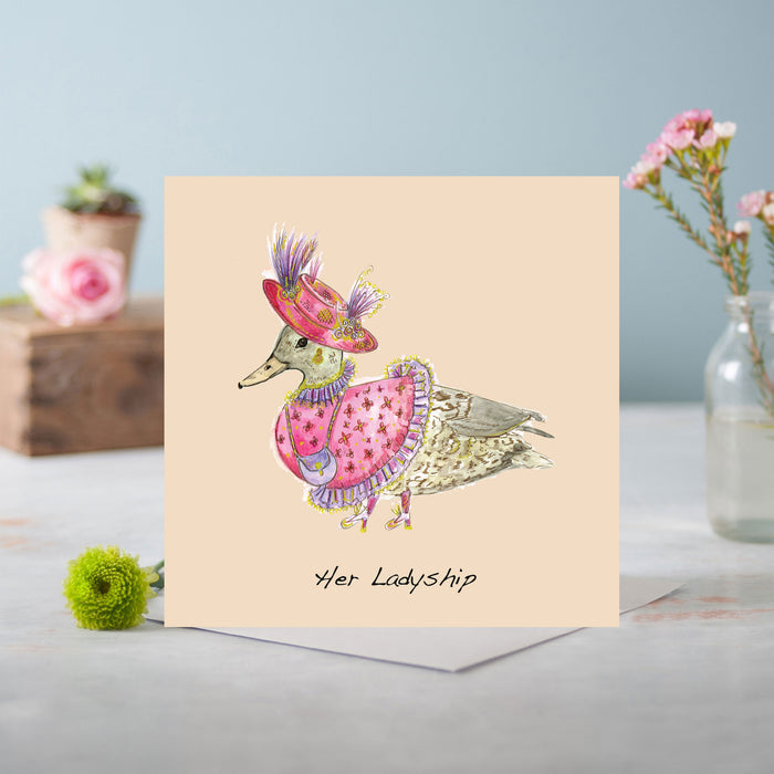 Her Ladyship Greetings Card - Pack of 6
