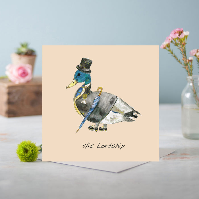 His Lordship Greetings Card - Pack of 6