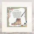 In Your Boots Mounted Print