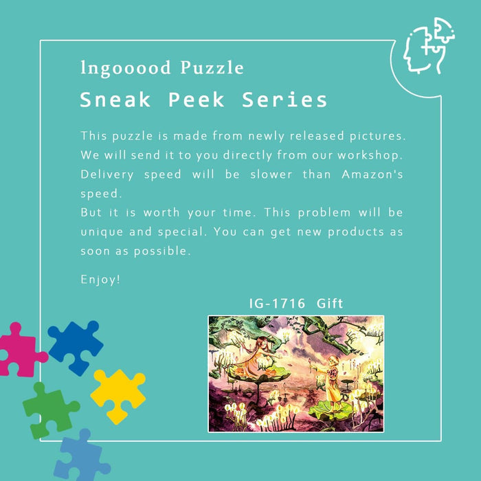 Ingooood Wooden Jigsaw Puzzle 1000 Pieces for Adult- Gift - Ingooood jigsaw puzzle 1000 piece