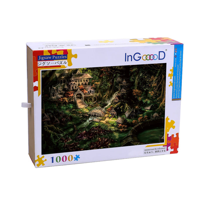 Ingooood Wooden Jigsaw Puzzle 1000 Pieces for Adult- Witch house - Ingooood jigsaw puzzle 1000 piece