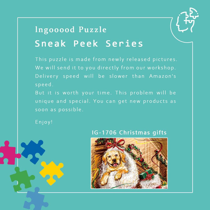 Ingooood Wooden Jigsaw Puzzle 1000 Pieces for Adult-Christmas gifts - Ingooood jigsaw puzzle 1000 piece