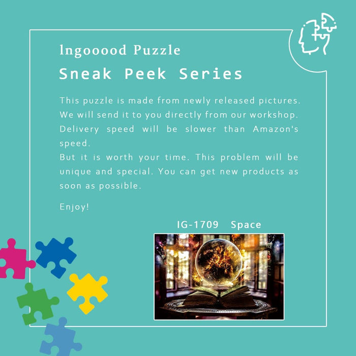 Ingooood Wooden Jigsaw Puzzle 1000 Pieces for Adult-Space - Ingooood jigsaw puzzle 1000 piece
