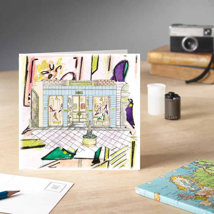 Jimmy Choo inspired Greetings Card - Pack of 6
