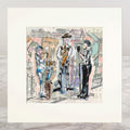 Jazz In New Orleans Mounted Print