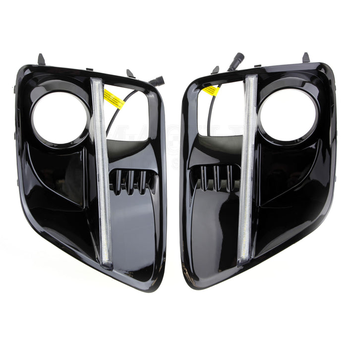 JDM WRX S4-Style DRL Fog Lamp Bezels 2015-2017 WRX/STI