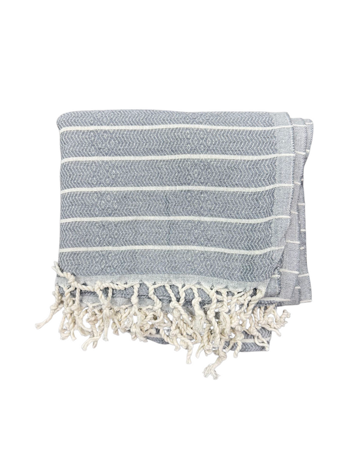 Kafthan Turkish Towel-Shoreline Stripes