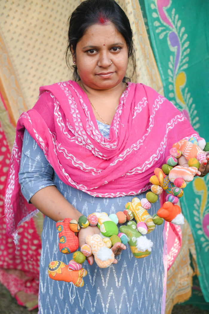 Kantha Easter Garland