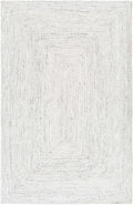Kenyi Contemporary Abstract White And Gray Rug - The Rug Decor