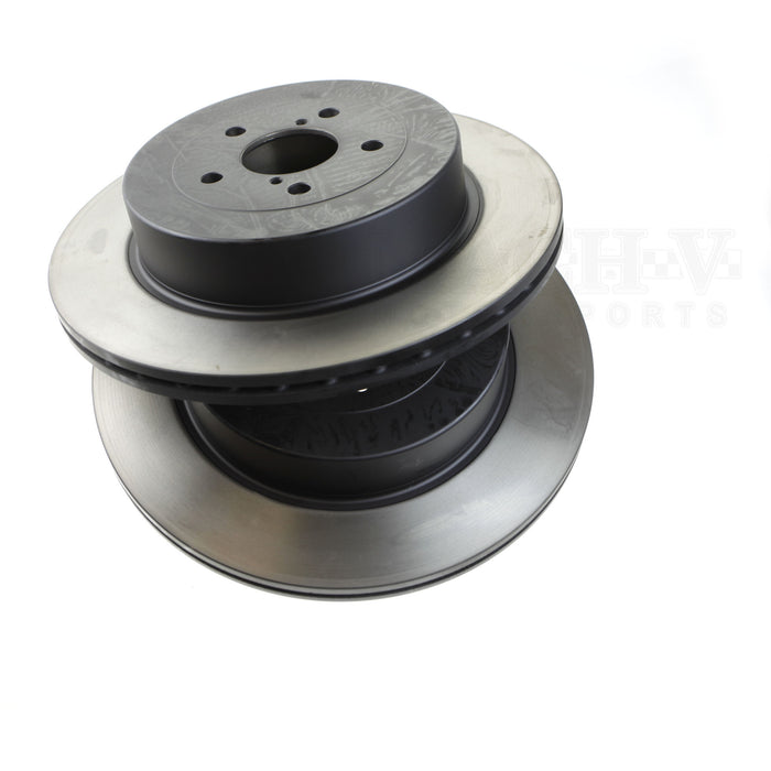 KNS/DBA Rear Brembo Adapter Rotors 2002-2007 WRX