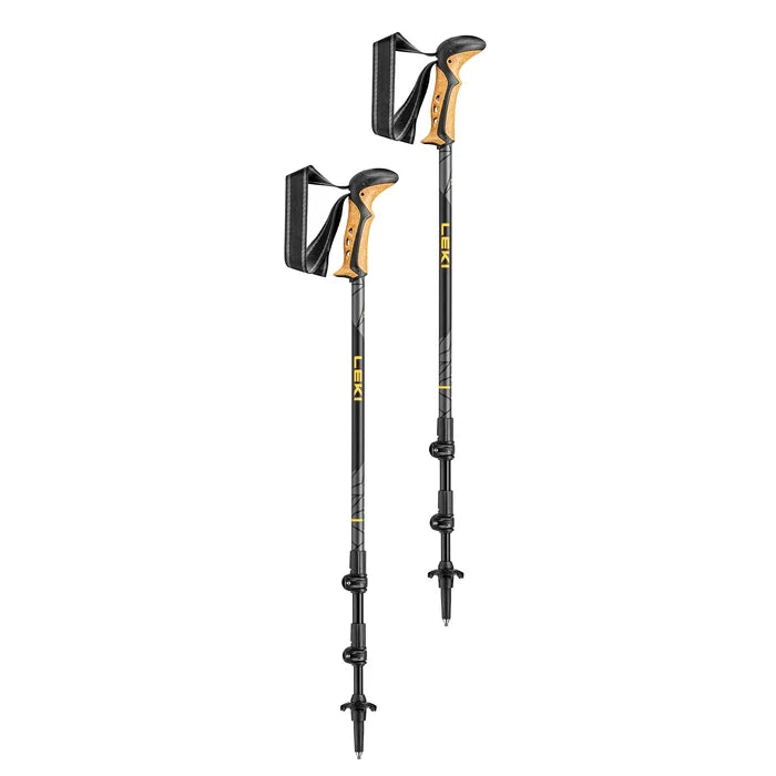 LEKI Khumbu Lite – angled view of pair showing collapsible design